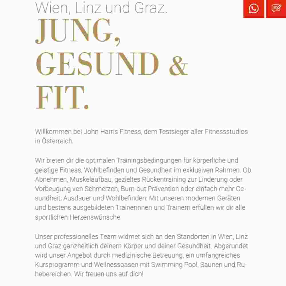 John Harris Fitness Flugblatt (ab 06.10.2023) - Angebote und Prospekt - Seite 2