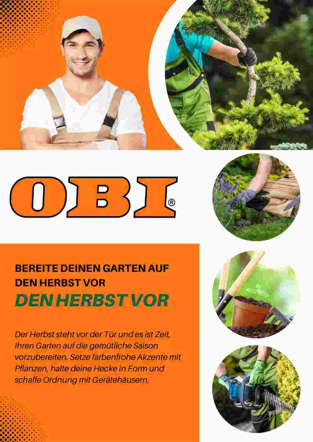 OBI Flugblatt (ab 06.10.2023) - Angebote und Prospekt - Seite 1