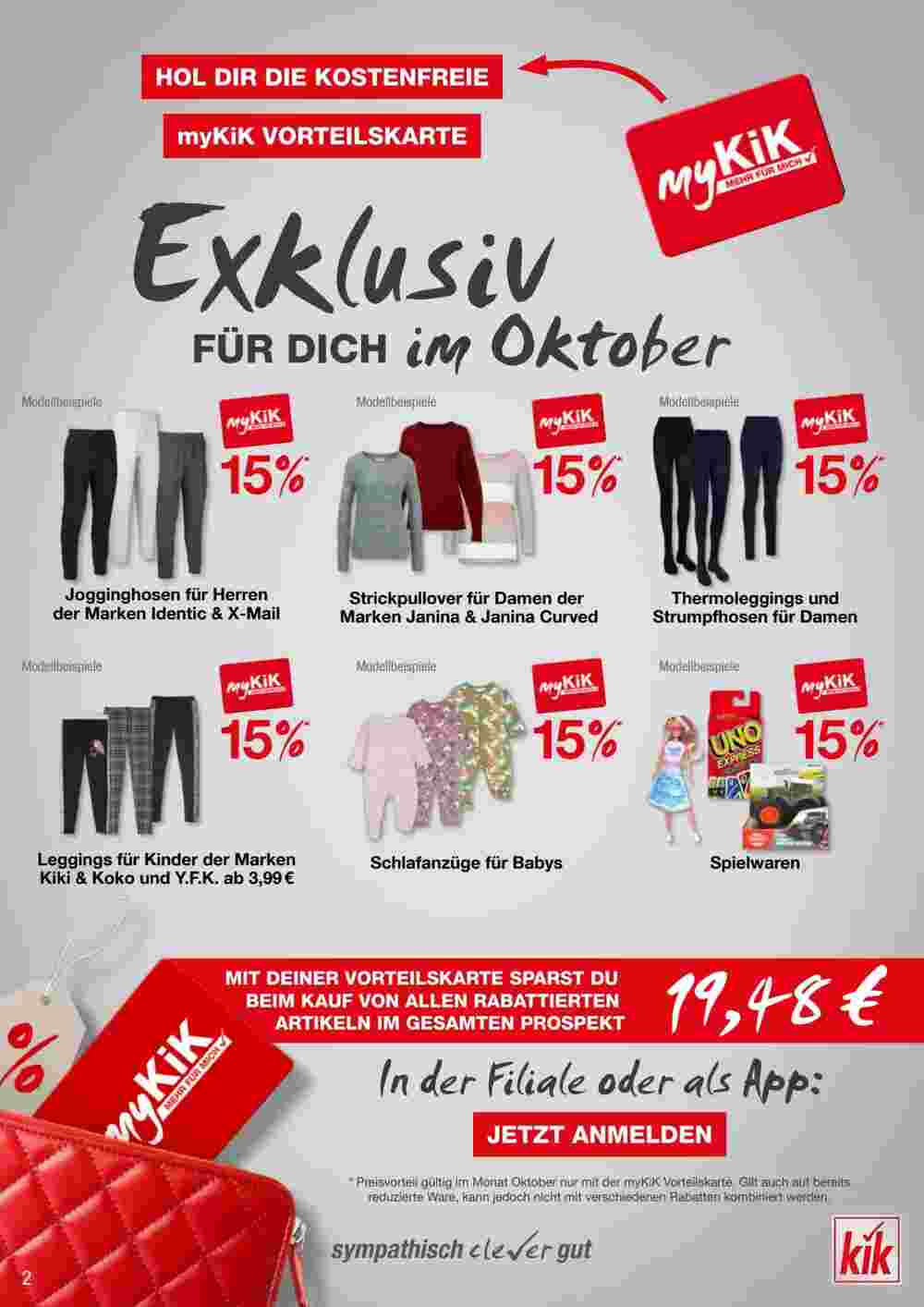 KiK Flugblatt (ab 08.10.2023) - Angebote und Prospekt - Seite 2
