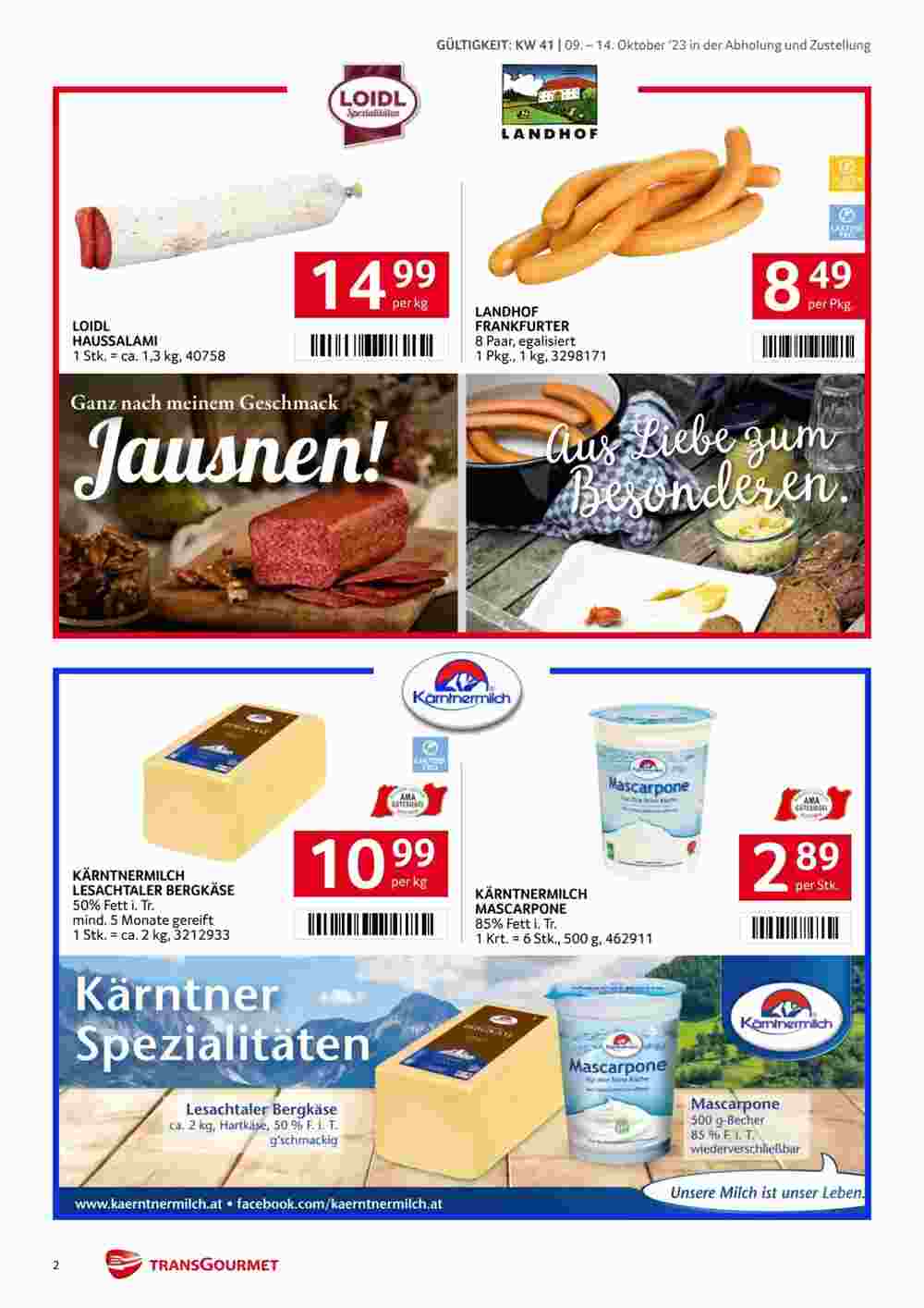 Transgourmet Flugblatt (ab 09.10.2023) - Angebote und Prospekt - Seite 2