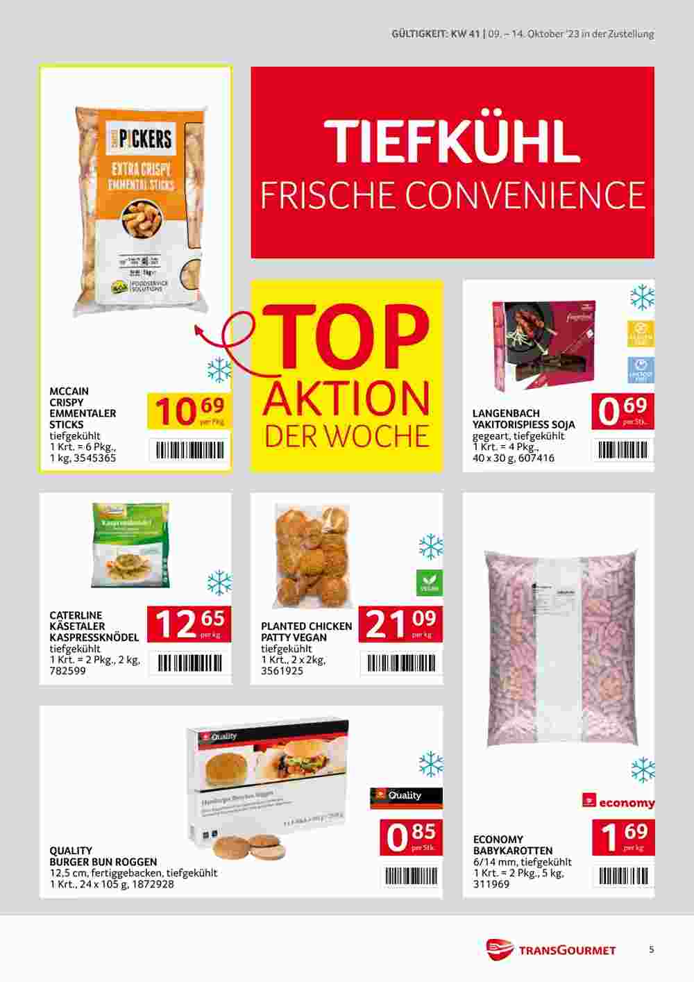 Transgourmet Flugblatt (ab 09.10.2023) - Angebote und Prospekt - Seite 5