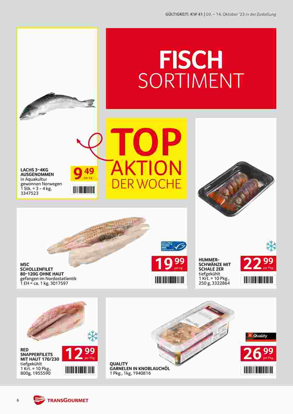 Transgourmet Flugblatt (ab 09.10.2023) - Angebote und Prospekt - Seite 6