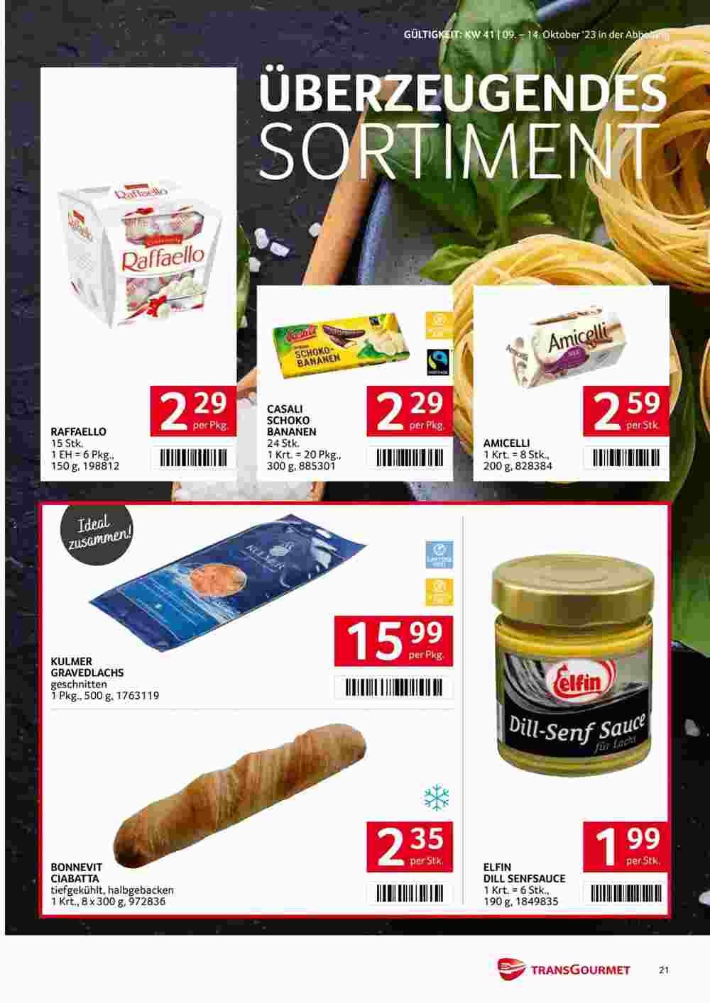 Transgourmet Flugblatt (ab 09.10.2023) - Angebote und Prospekt - Seite 21