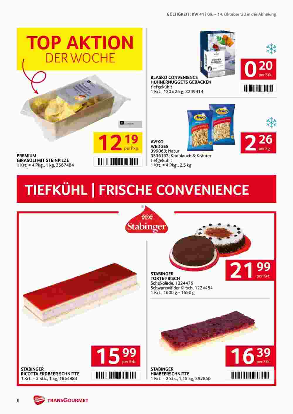 Transgourmet Flugblatt (ab 09.10.2023) - Angebote und Prospekt - Seite 8