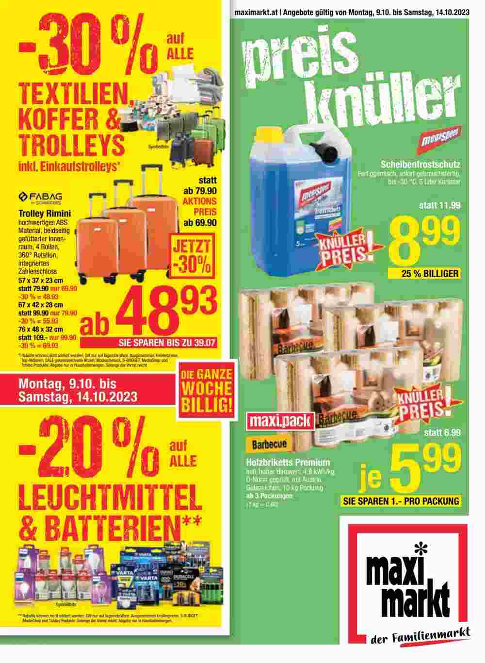 Maximarkt Flugblatt (ab 09.10.2023) - Angebote und Prospekt - Seite 21