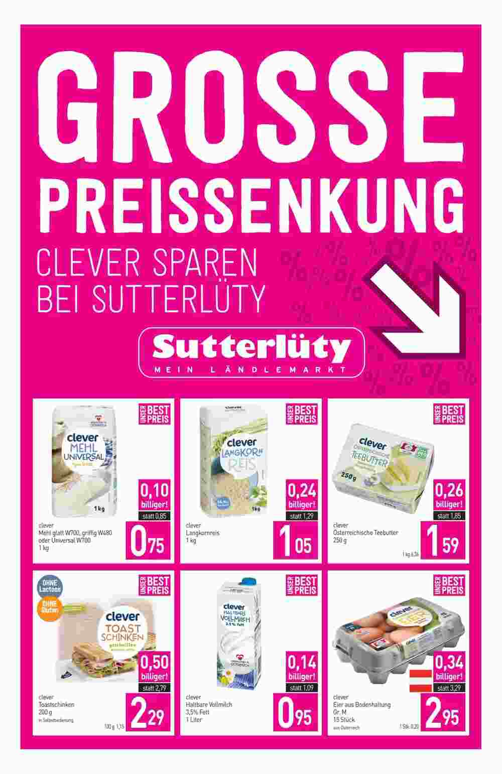 Sutterlüty Flugblatt (ab 09.10.2023) - Angebote und Prospekt - Seite 1