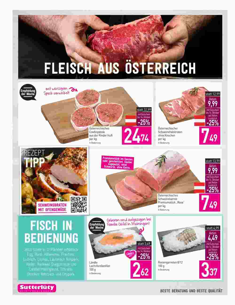 Sutterlüty Flugblatt (ab 09.10.2023) - Angebote und Prospekt - Seite 12