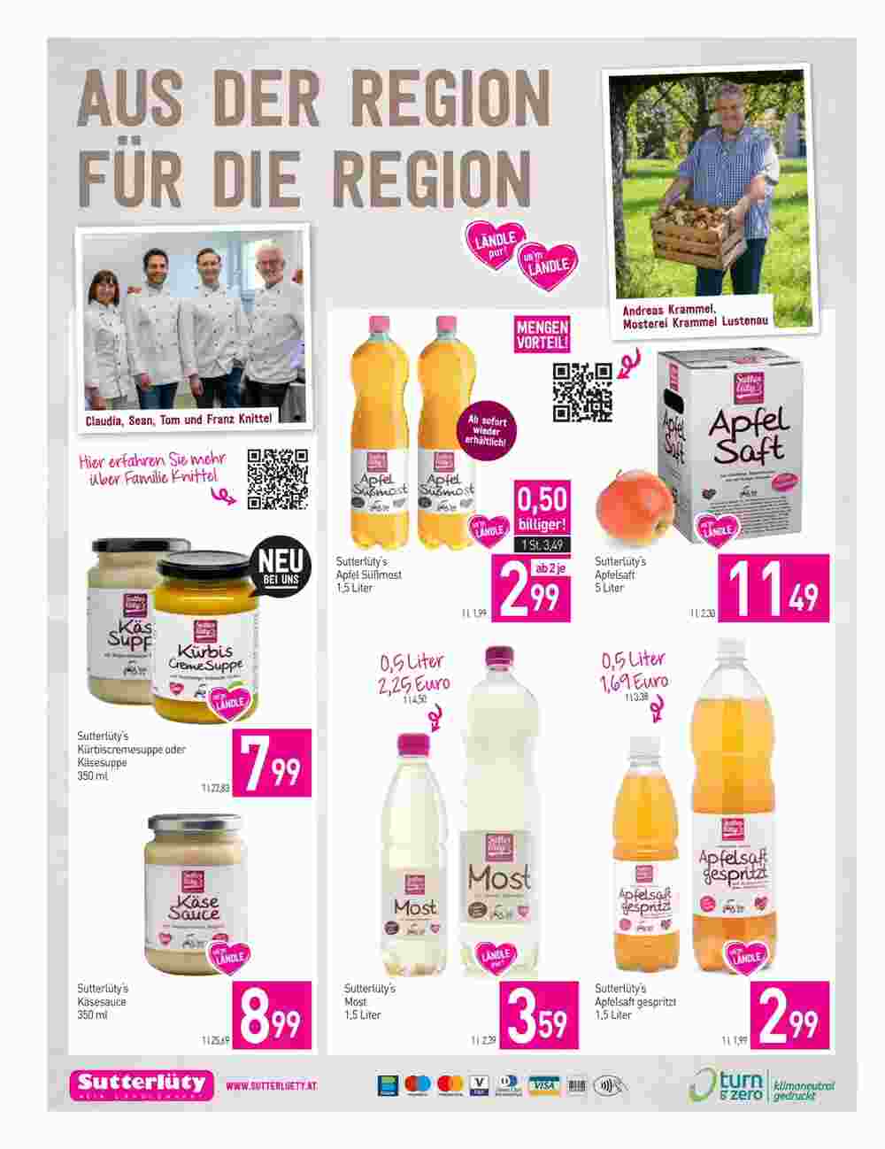 Sutterlüty Flugblatt (ab 09.10.2023) - Angebote und Prospekt - Seite 24