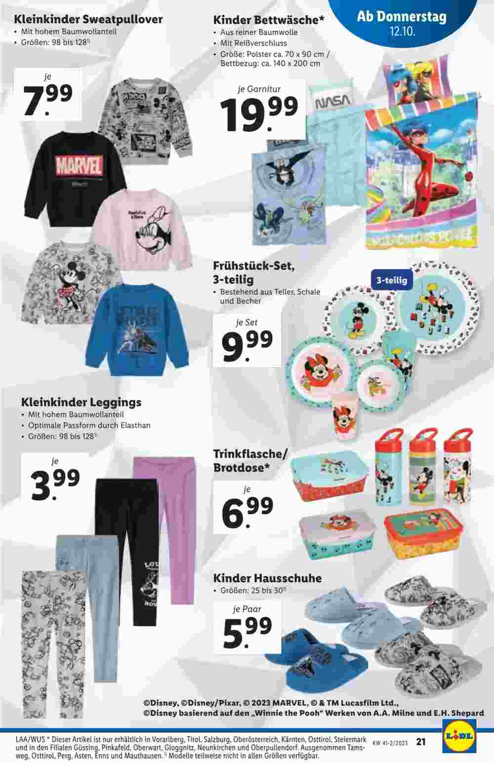 Lidl Flugblatt (ab 11.10.2023) - Angebote und Prospekt - Seite 21