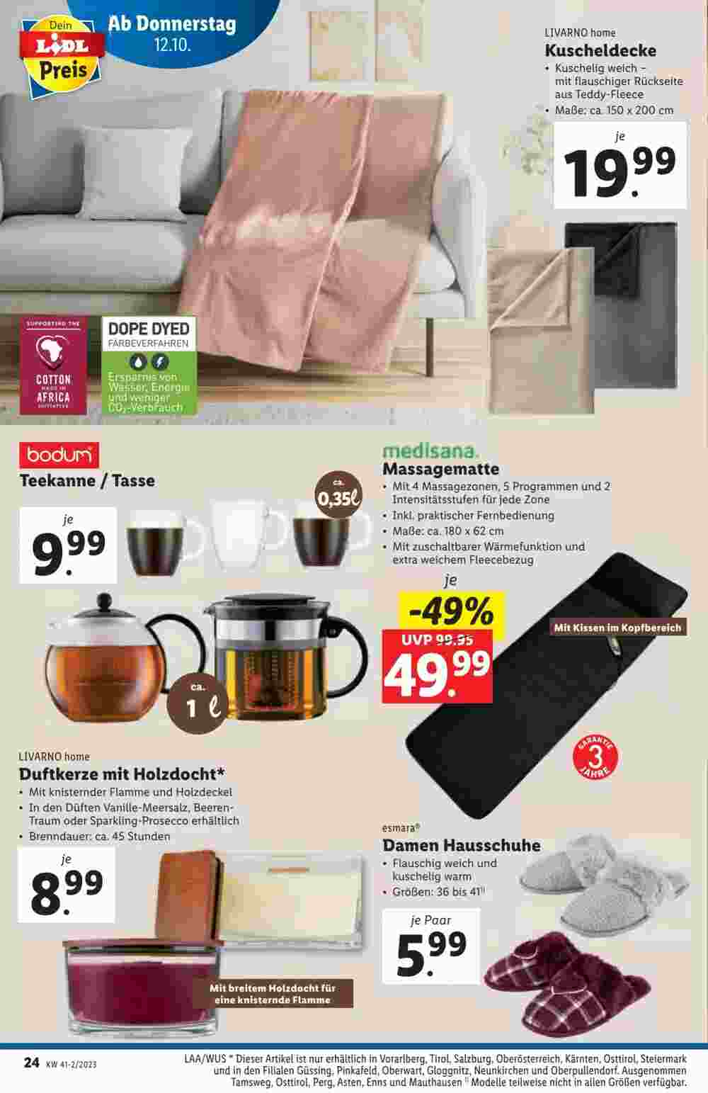 Lidl Flugblatt (ab 11.10.2023) - Angebote und Prospekt - Seite 24