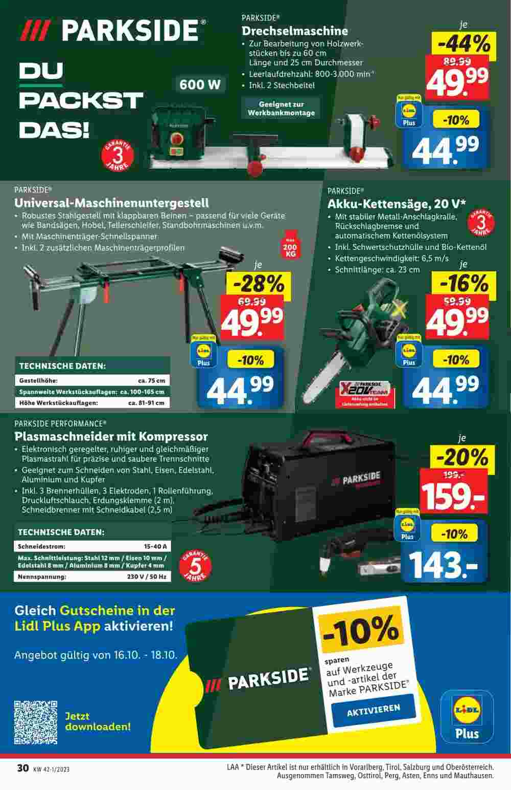 Lidl Flugblatt (ab 11.10.2023) - Angebote und Prospekt - Seite 30