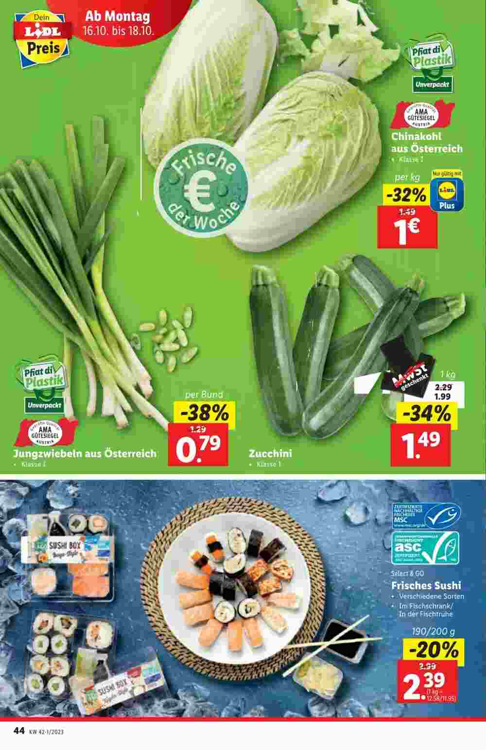 Lidl Flugblatt (ab 11.10.2023) - Angebote und Prospekt - Seite 44