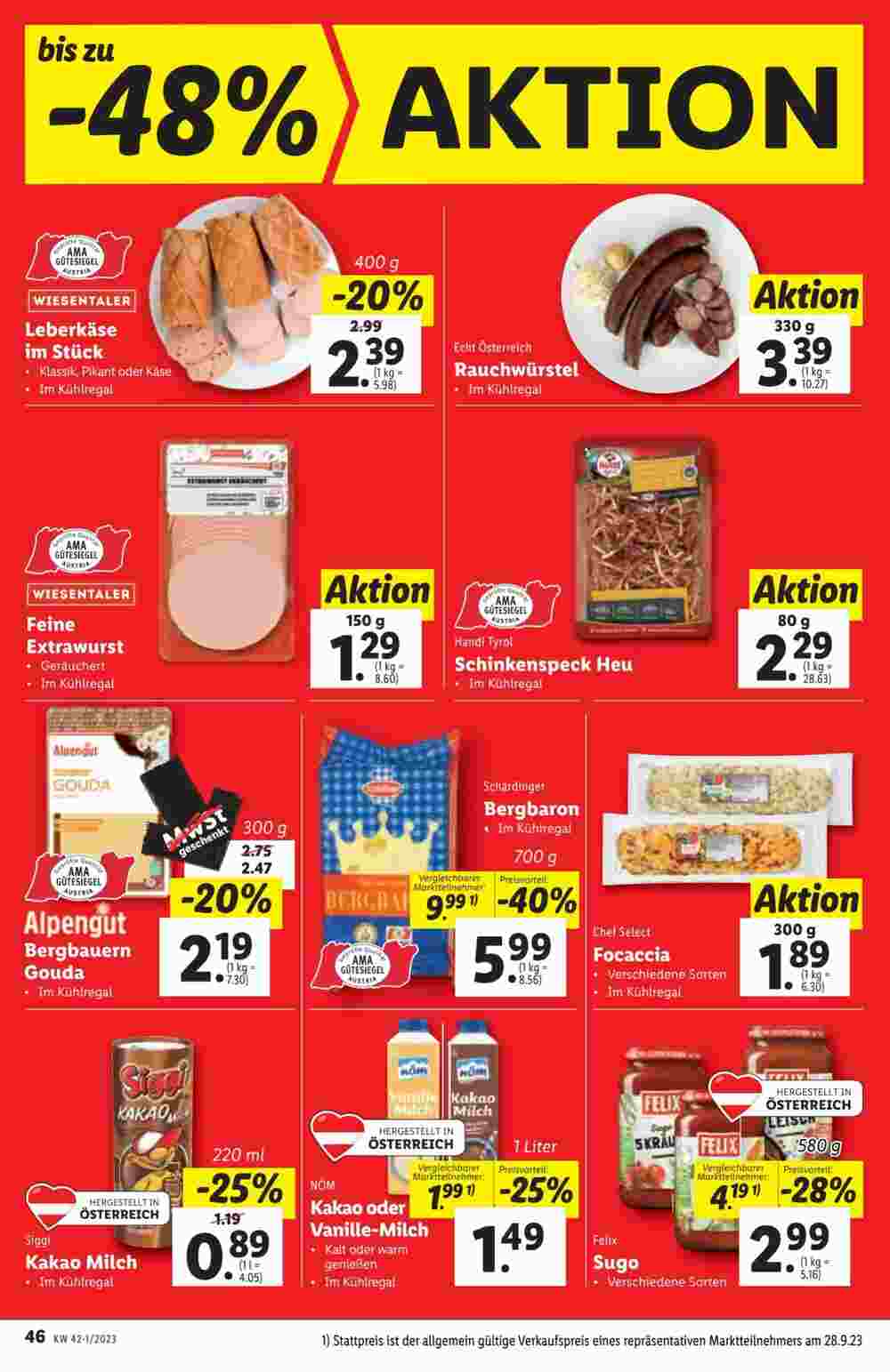 Lidl Flugblatt (ab 11.10.2023) - Angebote und Prospekt - Seite 46