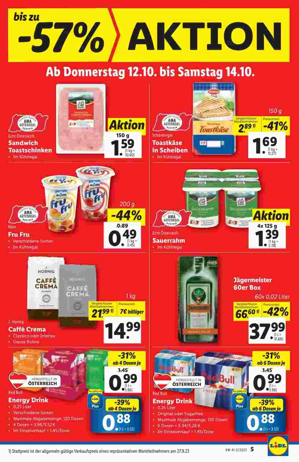 Lidl Flugblatt (ab 11.10.2023) - Angebote und Prospekt - Seite 5