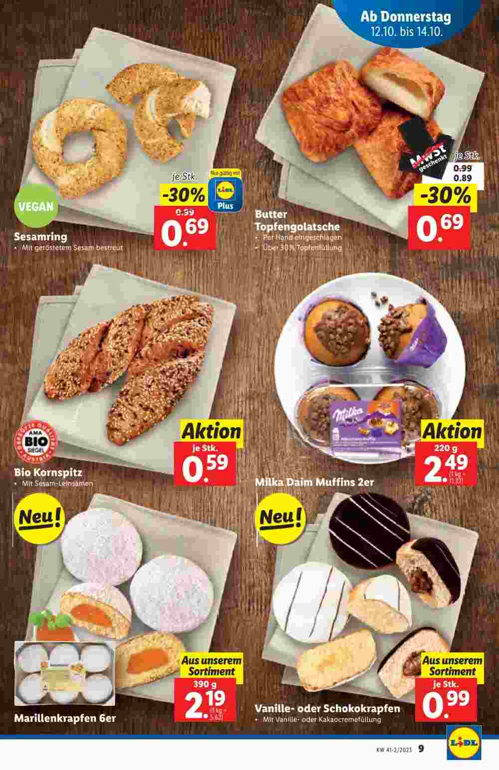 Lidl Flugblatt (ab 11.10.2023) - Angebote und Prospekt - Seite 9