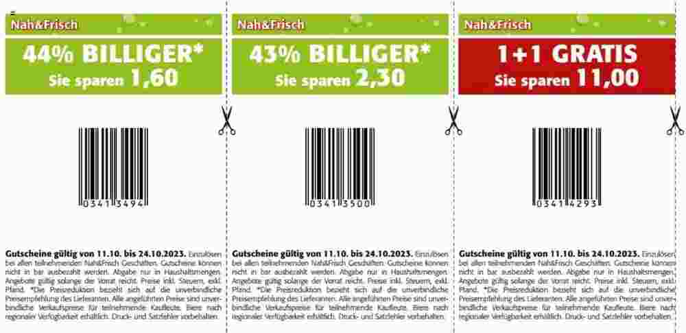 Nah&Frisch Flugblatt (ab 11.10.2023) - Angebote und Prospekt - Seite 10