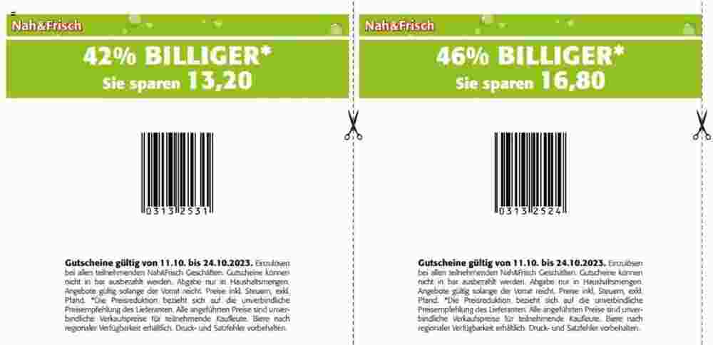 Nah&Frisch Flugblatt (ab 11.10.2023) - Angebote und Prospekt - Seite 14