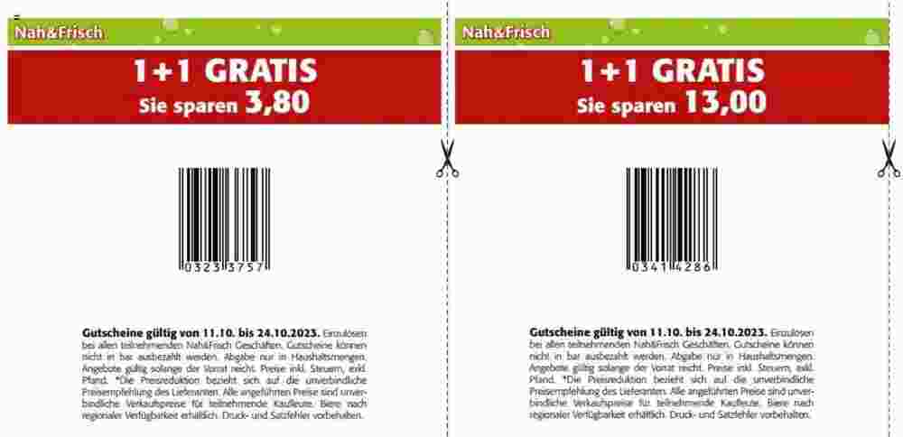 Nah&Frisch Flugblatt (ab 11.10.2023) - Angebote und Prospekt - Seite 16