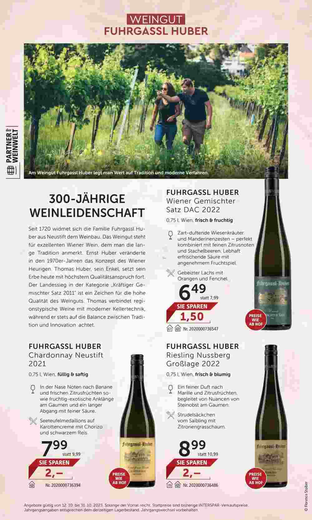 Weinwelt Interspar Flugblatt (ab 11.10.2023) - Angebote und Prospekt - Seite 2