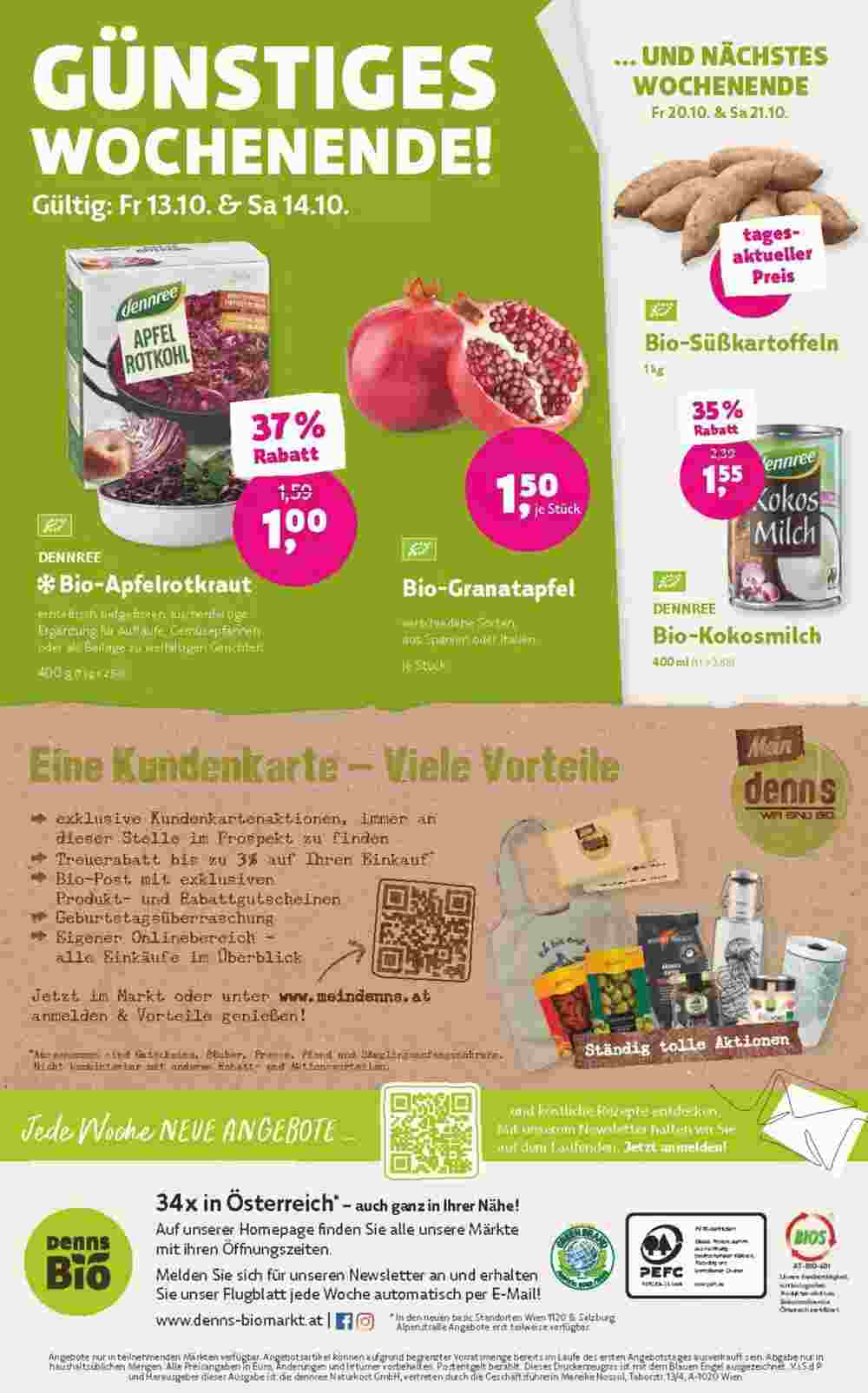 Denn's Biomarkt Flugblatt (ab 11.10.2023) - Angebote und Prospekt - Seite 12