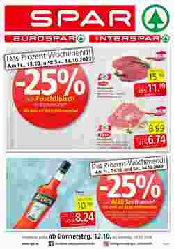 Spar Flugblatt (ab 12.10.2023) - Angebote und Prospekt