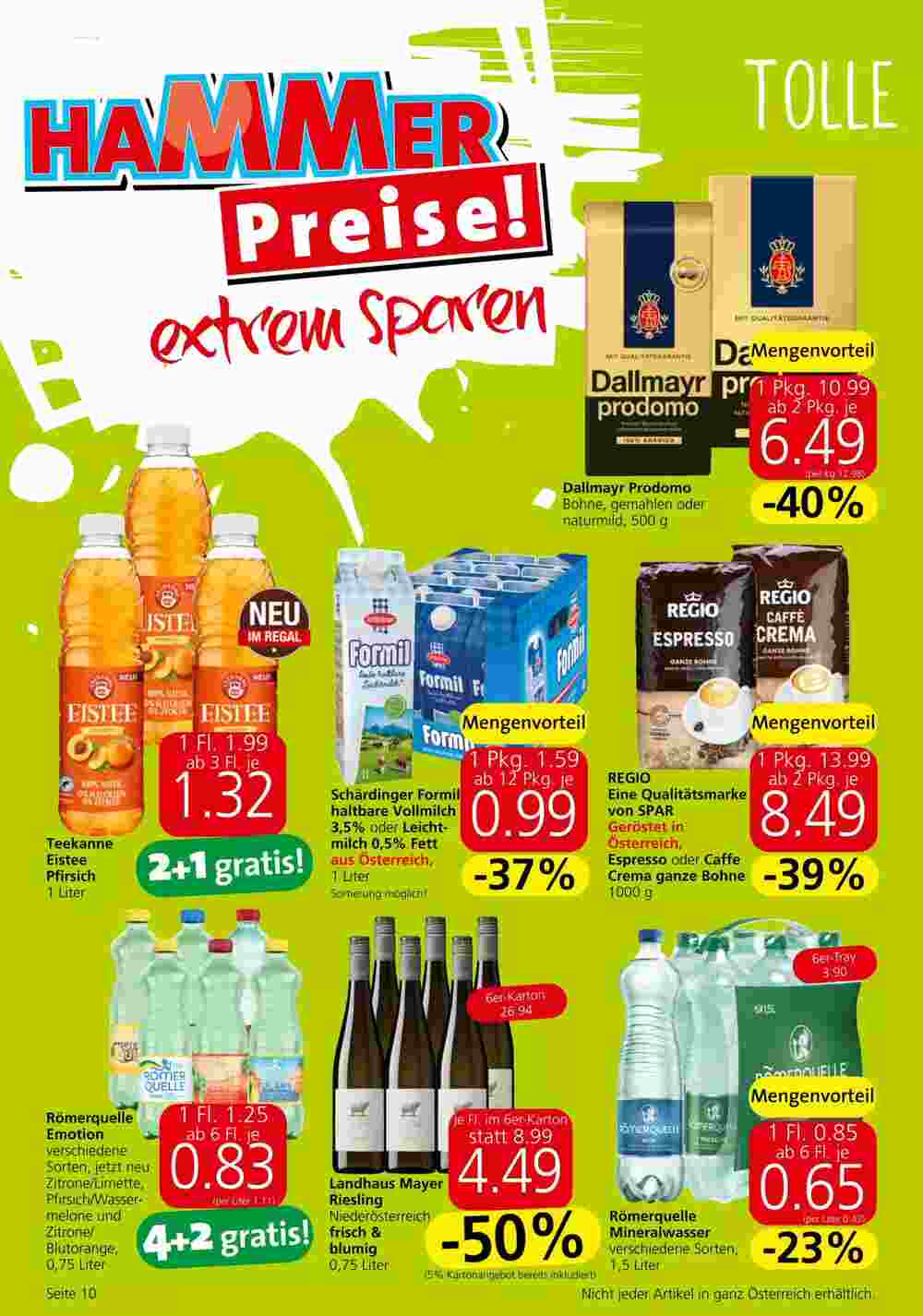 Eurospar Flugblatt (ab 12.10.2023) - Angebote und Prospekt - Seite 10