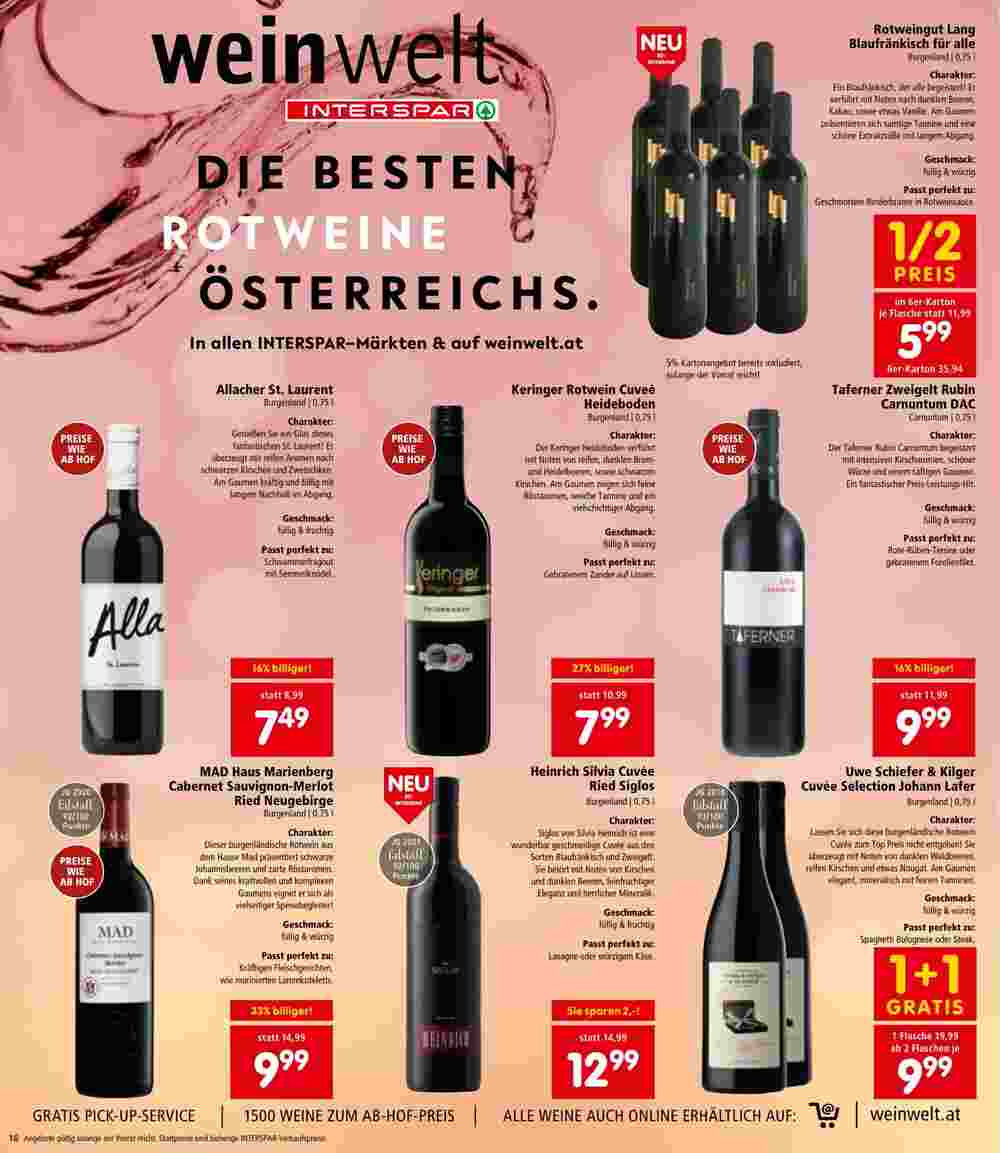 Weinwelt Interspar Flugblatt (ab 12.10.2023) - Angebote und Prospekt - Seite 10