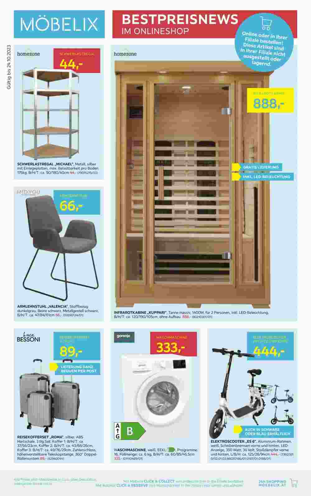 Möbelix Flugblatt (ab 15.10.2023) - Angebote und Prospekt - Seite 1