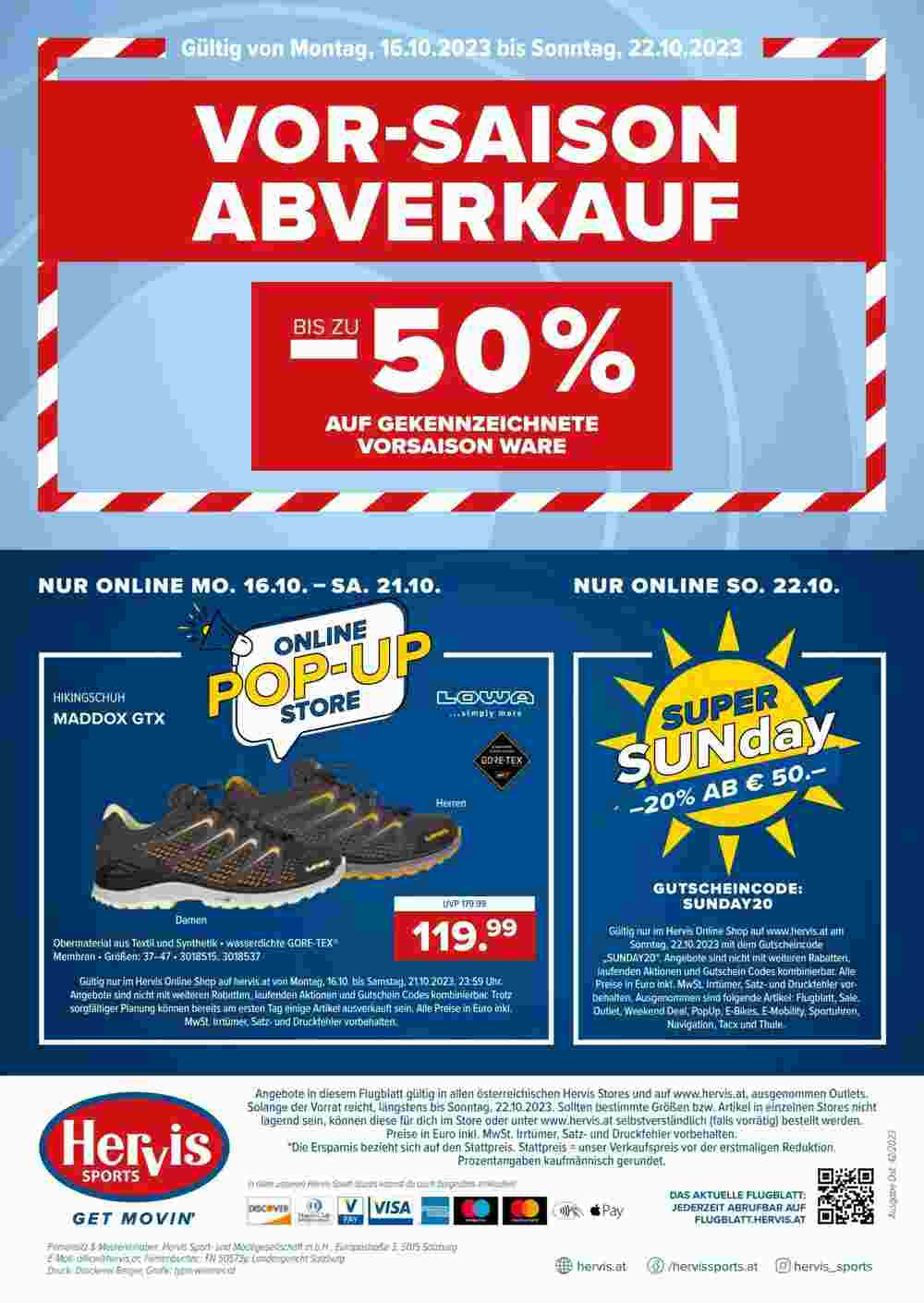 Hervis Flugblatt (ab 15.10.2023) - Angebote und Prospekt - Seite 24