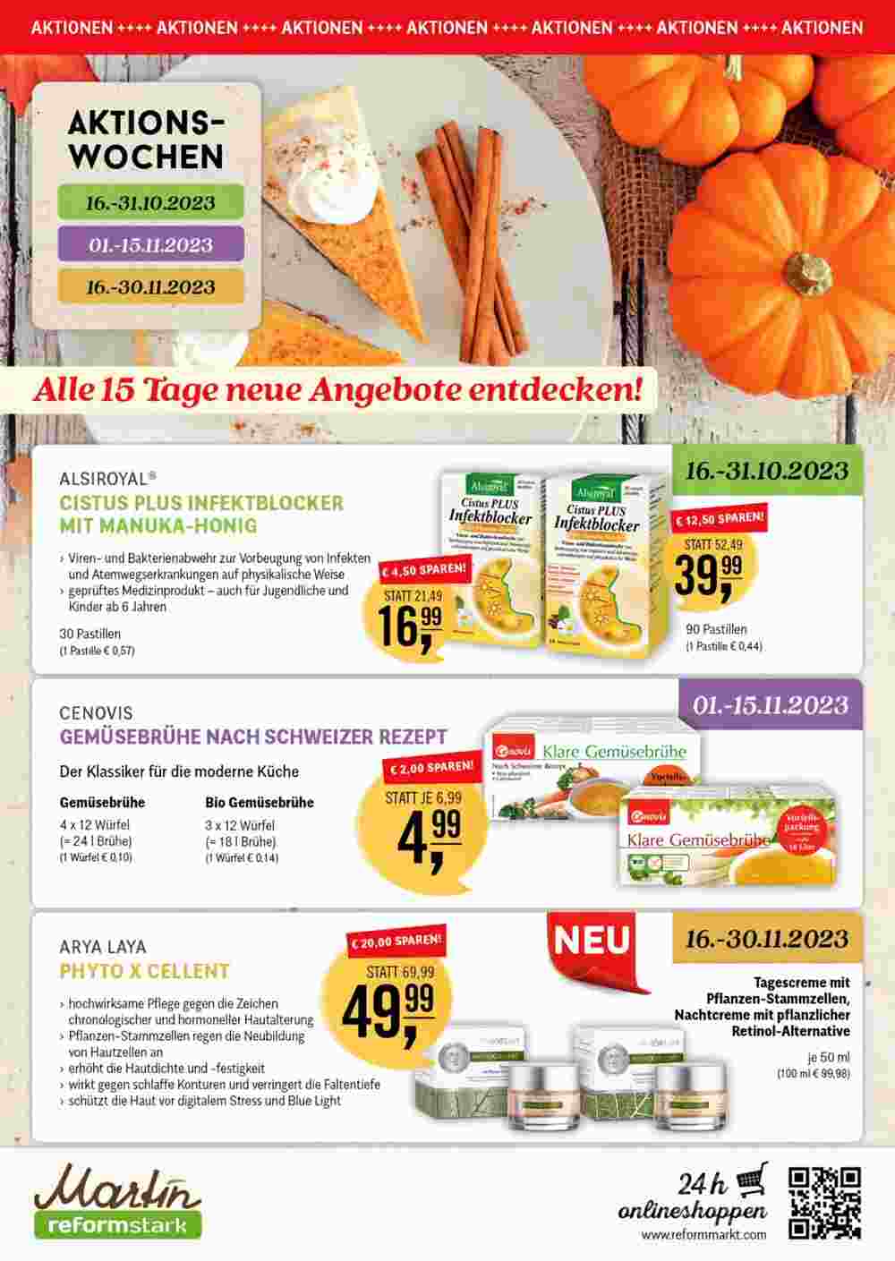 Martin Reformstark Flugblatt (ab 16.10.2023) - Angebote und Prospekt - Seite 1