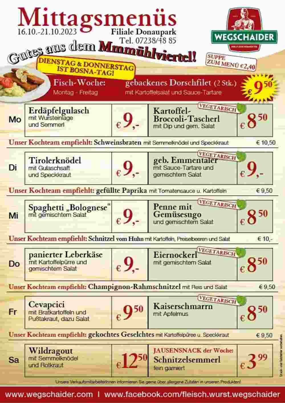 Wegschaider Flugblatt (ab 16.10.2023) - Angebote und Prospekt - Seite 5