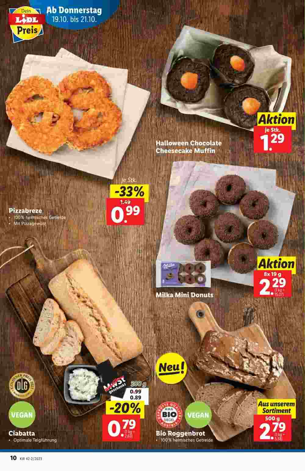 Lidl Flugblatt (ab 18.10.2023) - Angebote und Prospekt - Seite 10