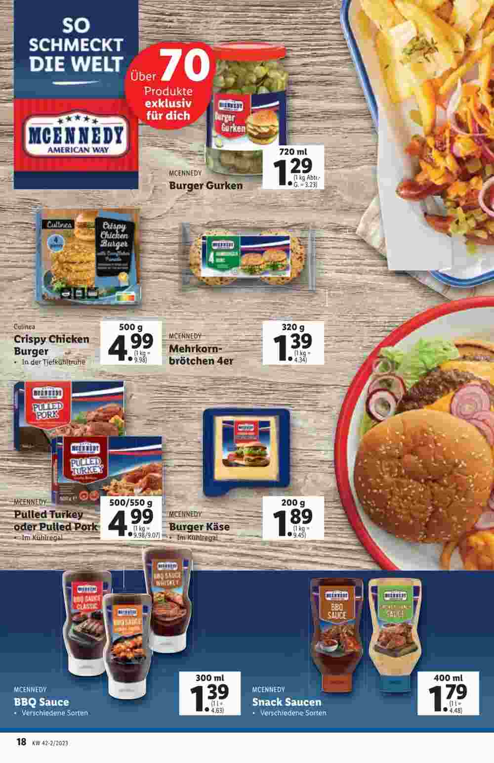 Lidl Flugblatt (ab 18.10.2023) - Angebote und Prospekt - Seite 18