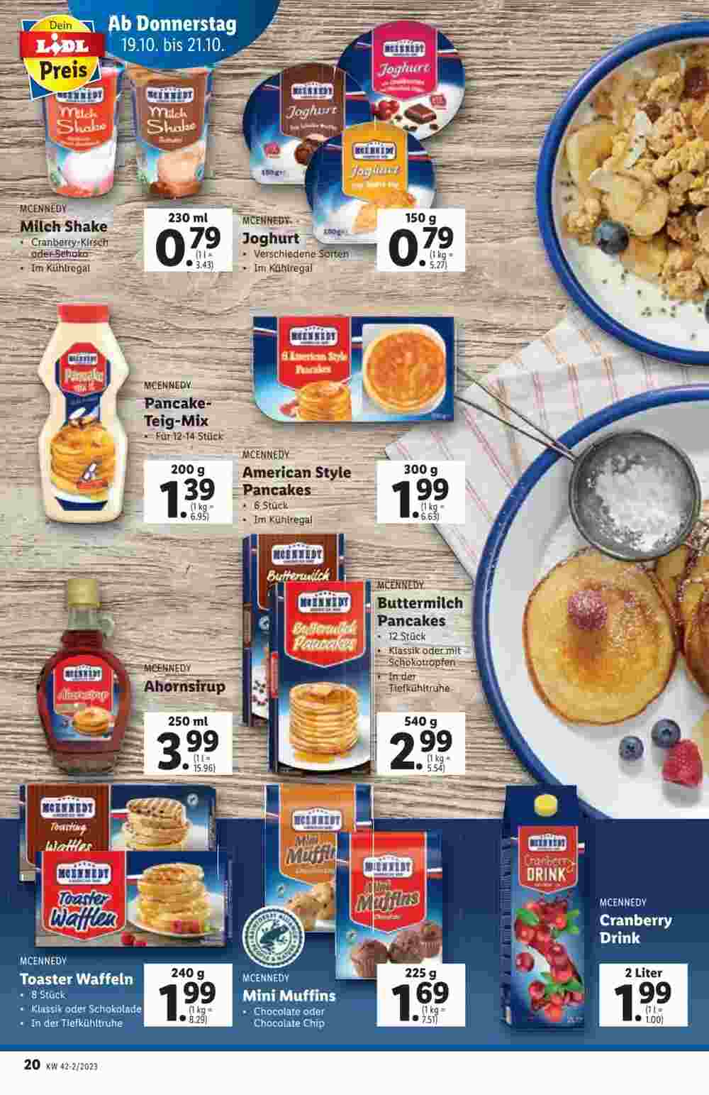 Lidl Flugblatt (ab 18.10.2023) - Angebote und Prospekt - Seite 20