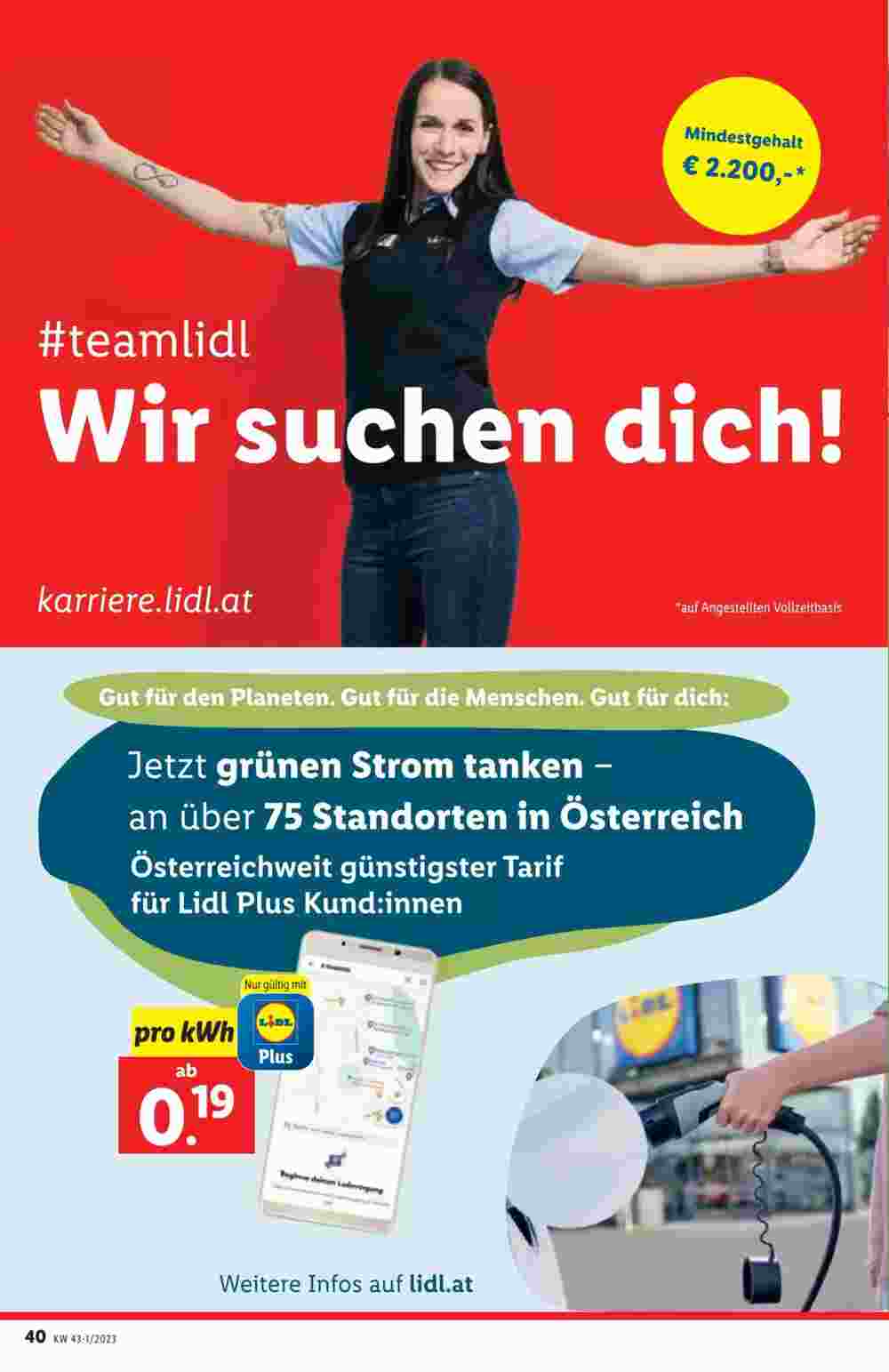 Lidl Flugblatt (ab 18.10.2023) - Angebote und Prospekt - Seite 40