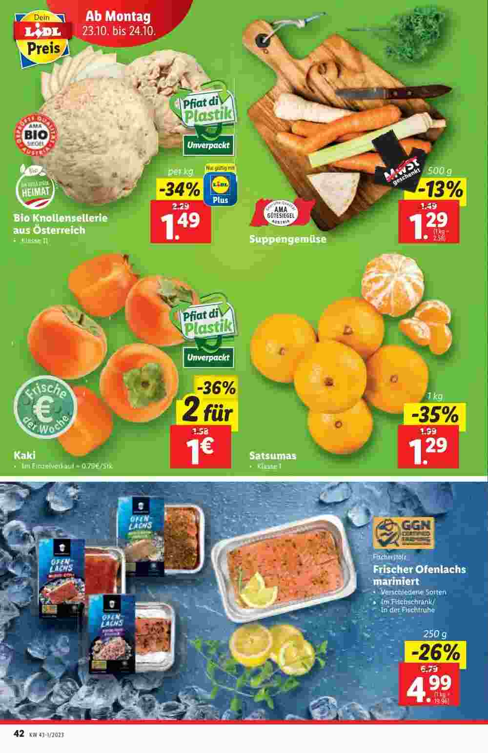 Lidl Flugblatt (ab 18.10.2023) - Angebote und Prospekt - Seite 42