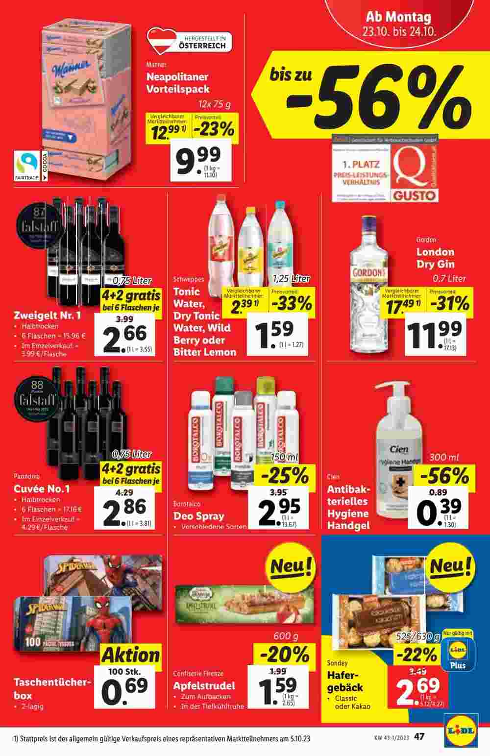 Lidl Flugblatt (ab 18.10.2023) - Angebote und Prospekt - Seite 47