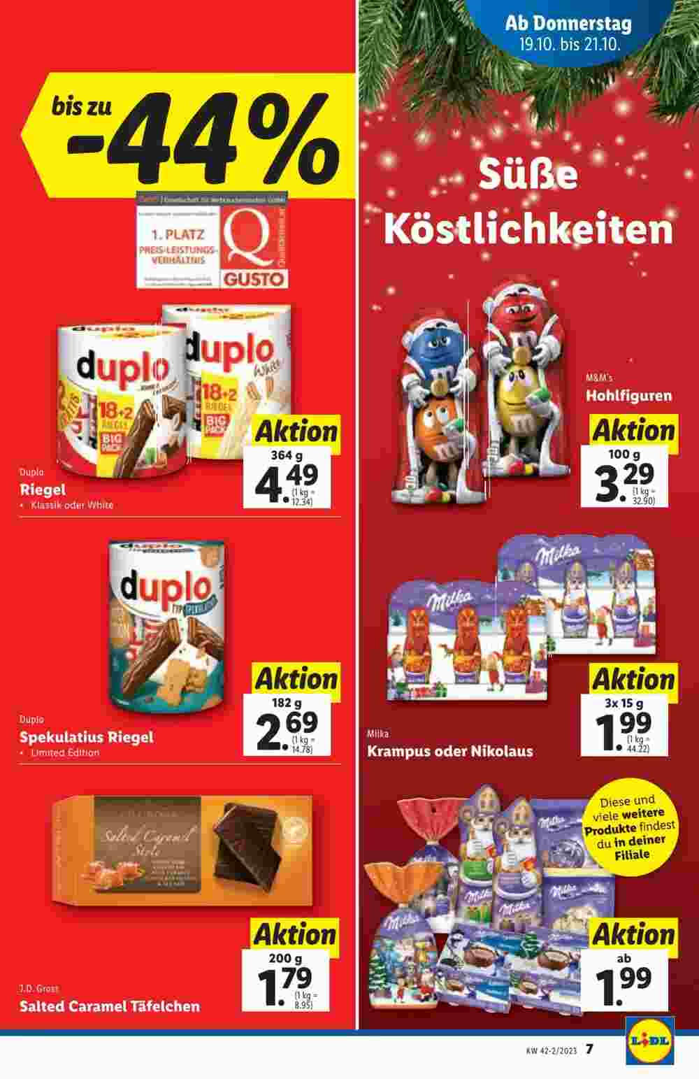 Lidl Flugblatt (ab 18.10.2023) - Angebote und Prospekt - Seite 7