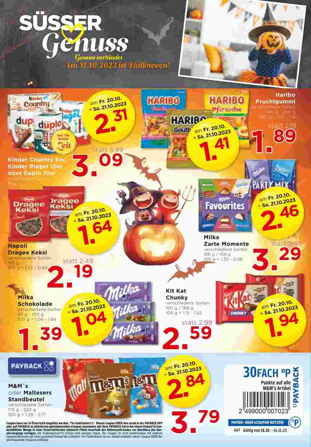 Unimarkt Flugblatt (ab 18.10.2023) - Angebote und Prospekt - Seite 2