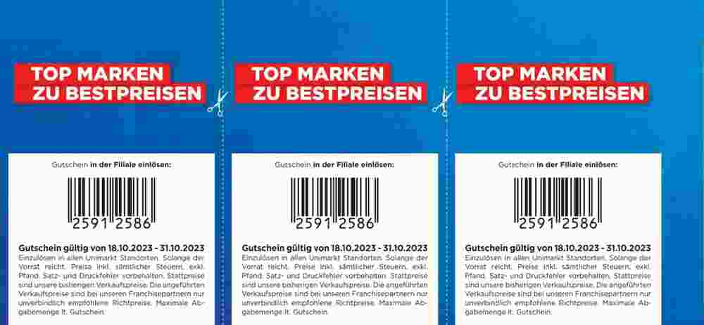 Unimarkt Flugblatt (ab 18.10.2023) - Angebote und Prospekt - Seite 10