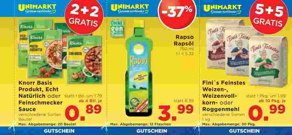 Unimarkt Flugblatt (ab 18.10.2023) - Angebote und Prospekt - Seite 11