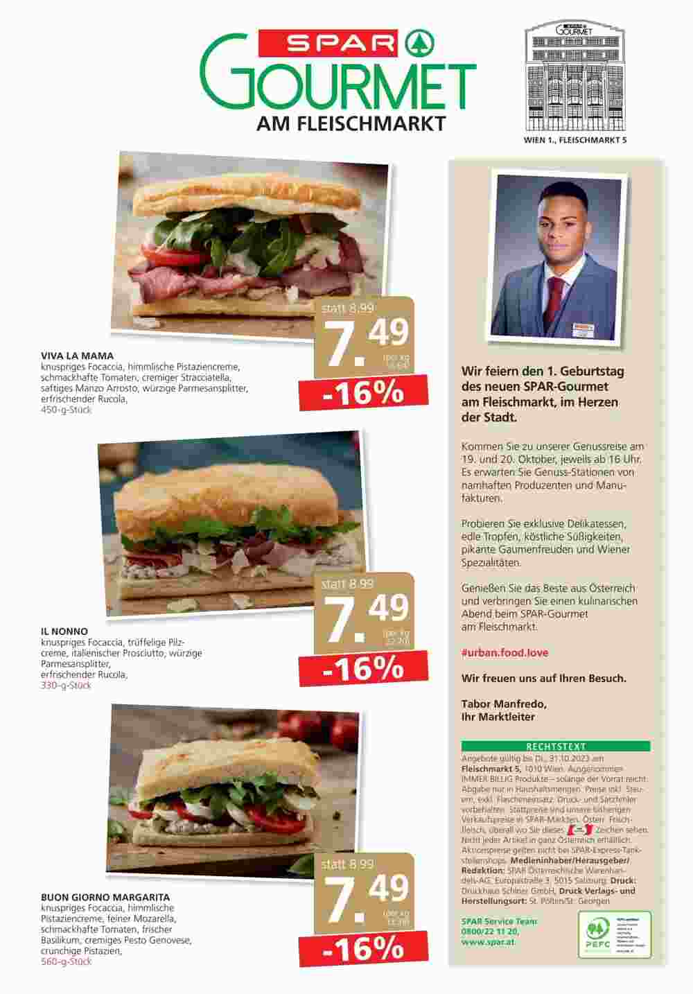 SPAR Gourmet Flugblatt (ab 18.10.2023) - Angebote und Prospekt - Seite 16