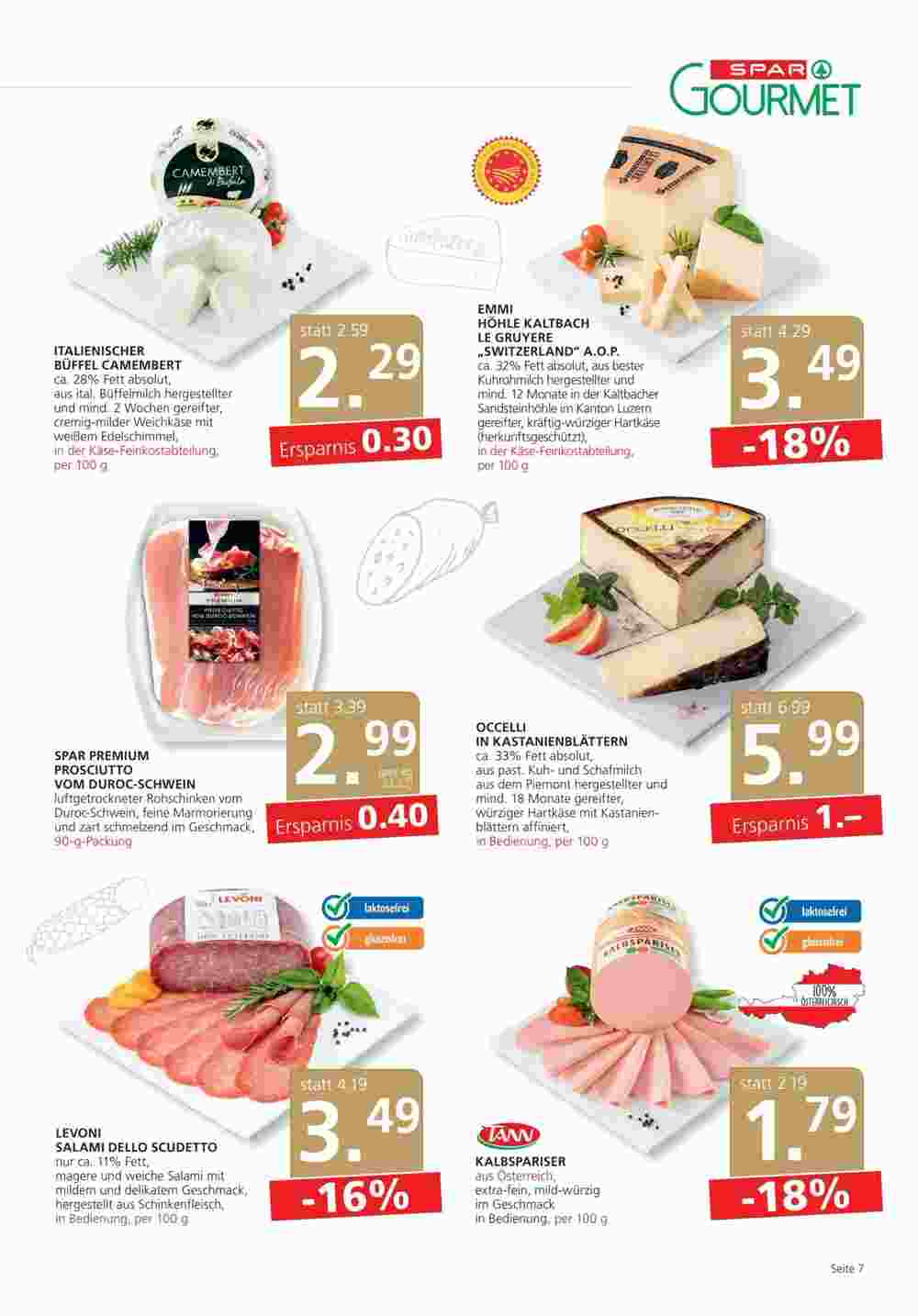 SPAR Gourmet Flugblatt (ab 18.10.2023) - Angebote und Prospekt - Seite 7