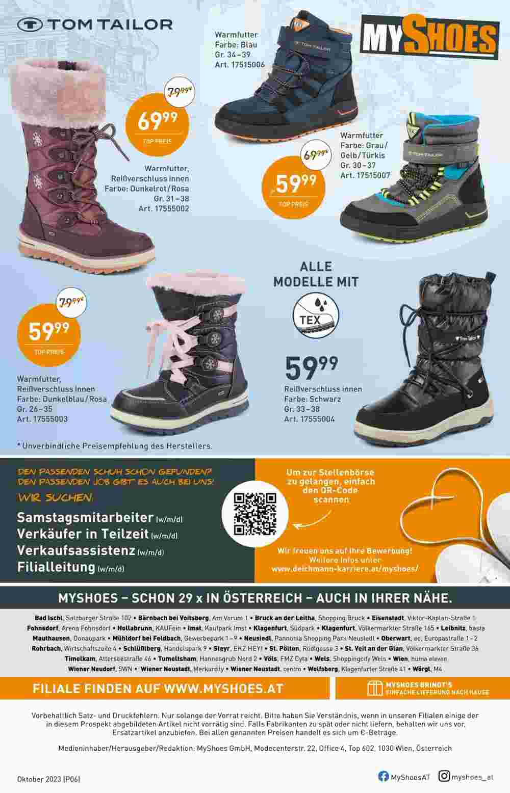 MyShoes Flugblatt (ab 18.10.2023) - Angebote und Prospekt - Seite 8