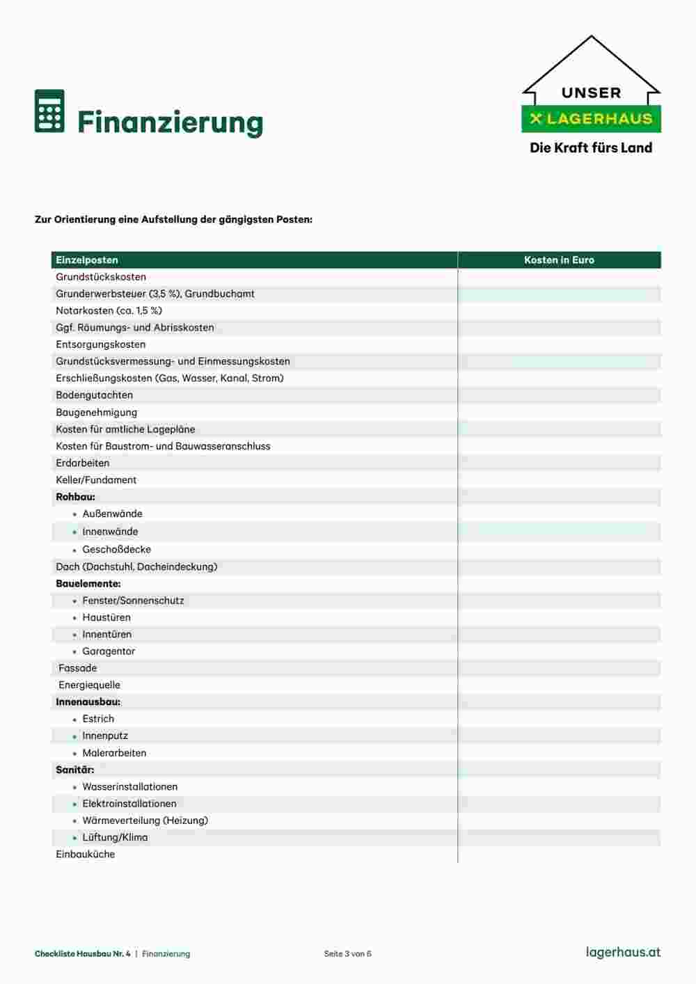 Lagerhaus Graz Land Flugblatt (ab 18.10.2023) - Angebote und Prospekt - Seite 3