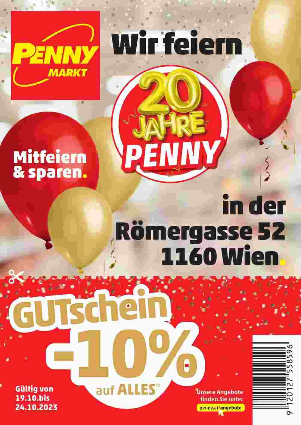 PENNY Flugblatt (ab 19.10.2023) - Angebote und Prospekt - Seite 1