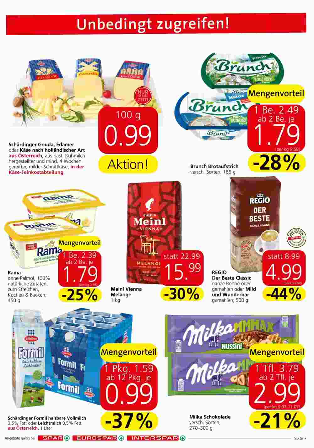 Spar Flugblatt (ab 19.10.2023) - Angebote und Prospekt - Seite 7