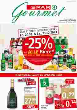 SPAR Gourmet Flugblatt (ab 19.10.2023) - Angebote und Prospekt
