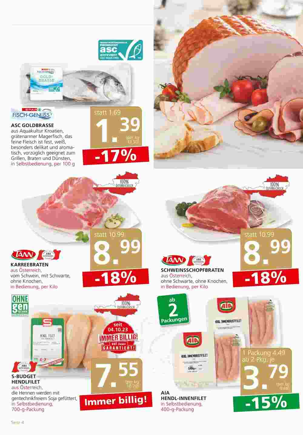 SPAR Gourmet Flugblatt (ab 19.10.2023) - Angebote und Prospekt - Seite 4