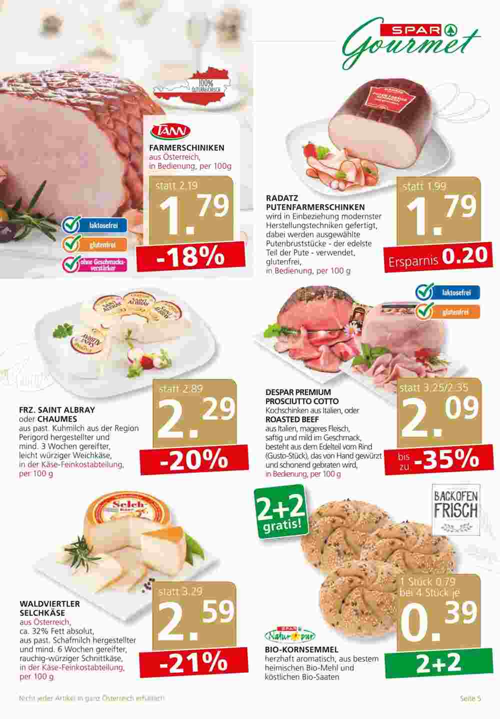 SPAR Gourmet Flugblatt (ab 19.10.2023) - Angebote und Prospekt - Seite 5